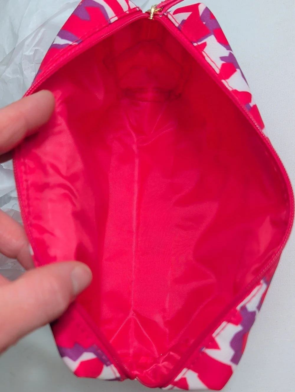 Estée Lauder Pink Cosmetic Bag & Mirror Compact Set